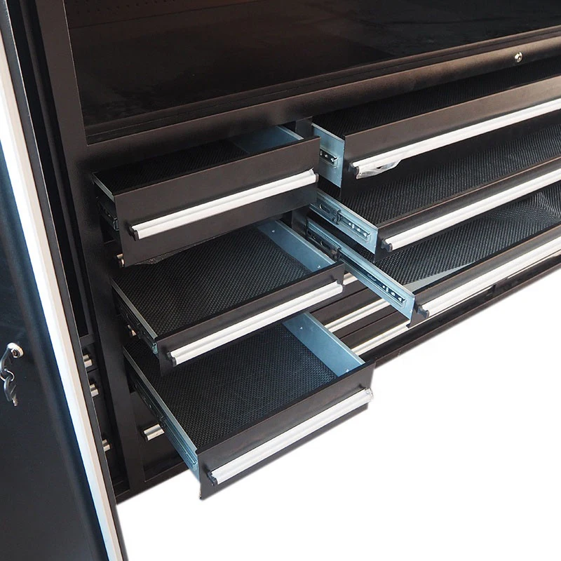 Factory direct sales 72-inch 17-drawer workshop storage roller tool cabinet details