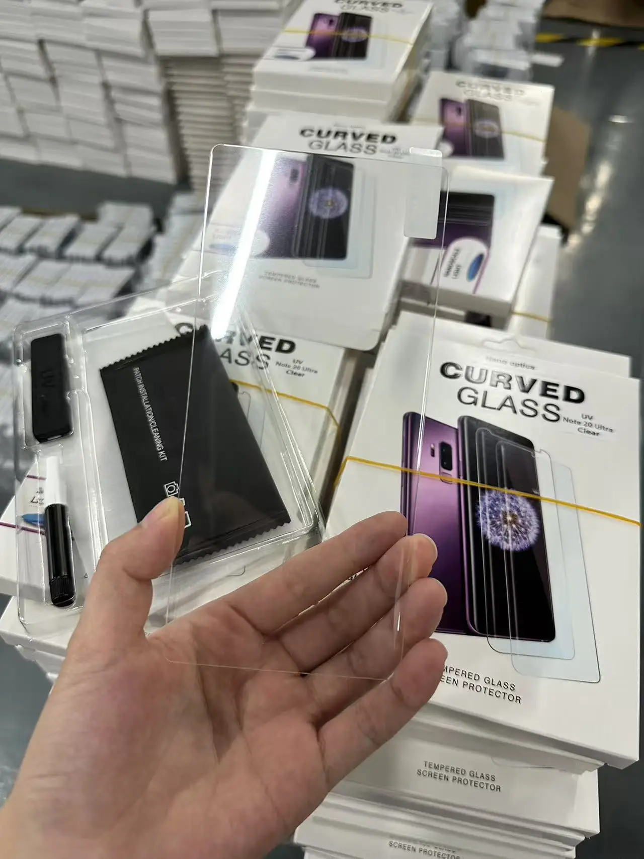 First-rate Uv Tempered Glass Full Glue Curved Tempered Glass Protector for Realme P2 Pro for Reno 6 Pro+