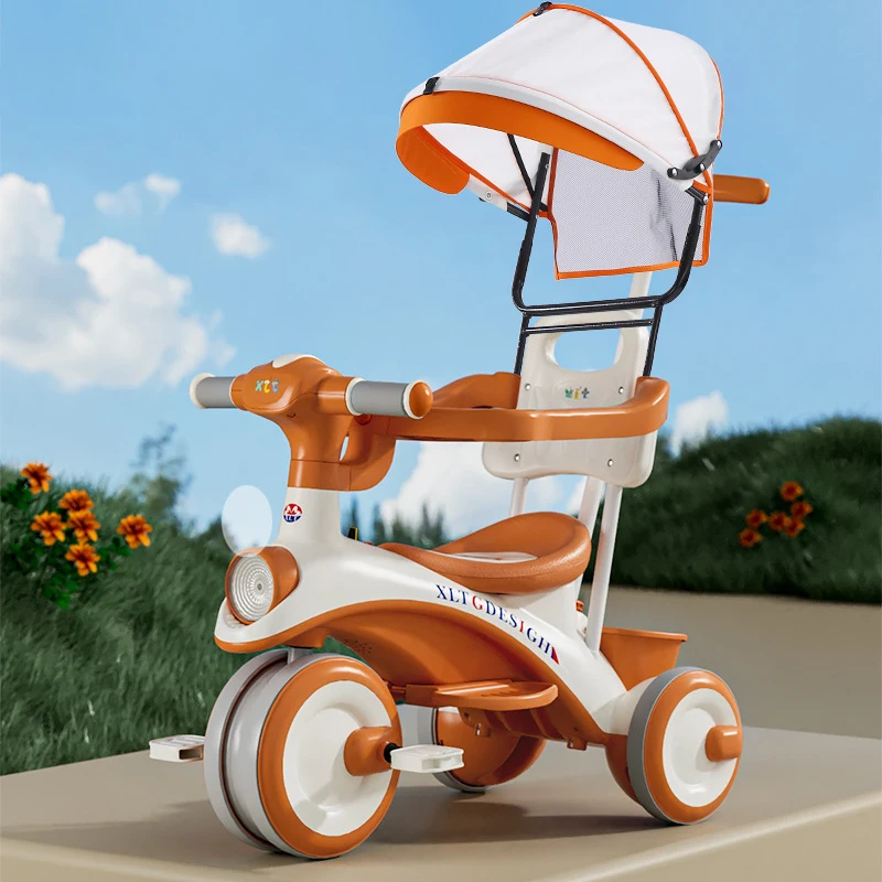3-Wheel Music Tricycle For Kids Baby Pedal Trike With 4-In-1 Function Made Of Durable Plastic 38 3-Wheel Music Tricycle For Kids Baby Pedal Trike With 4-In-1 Function Made Of Durable Plastic