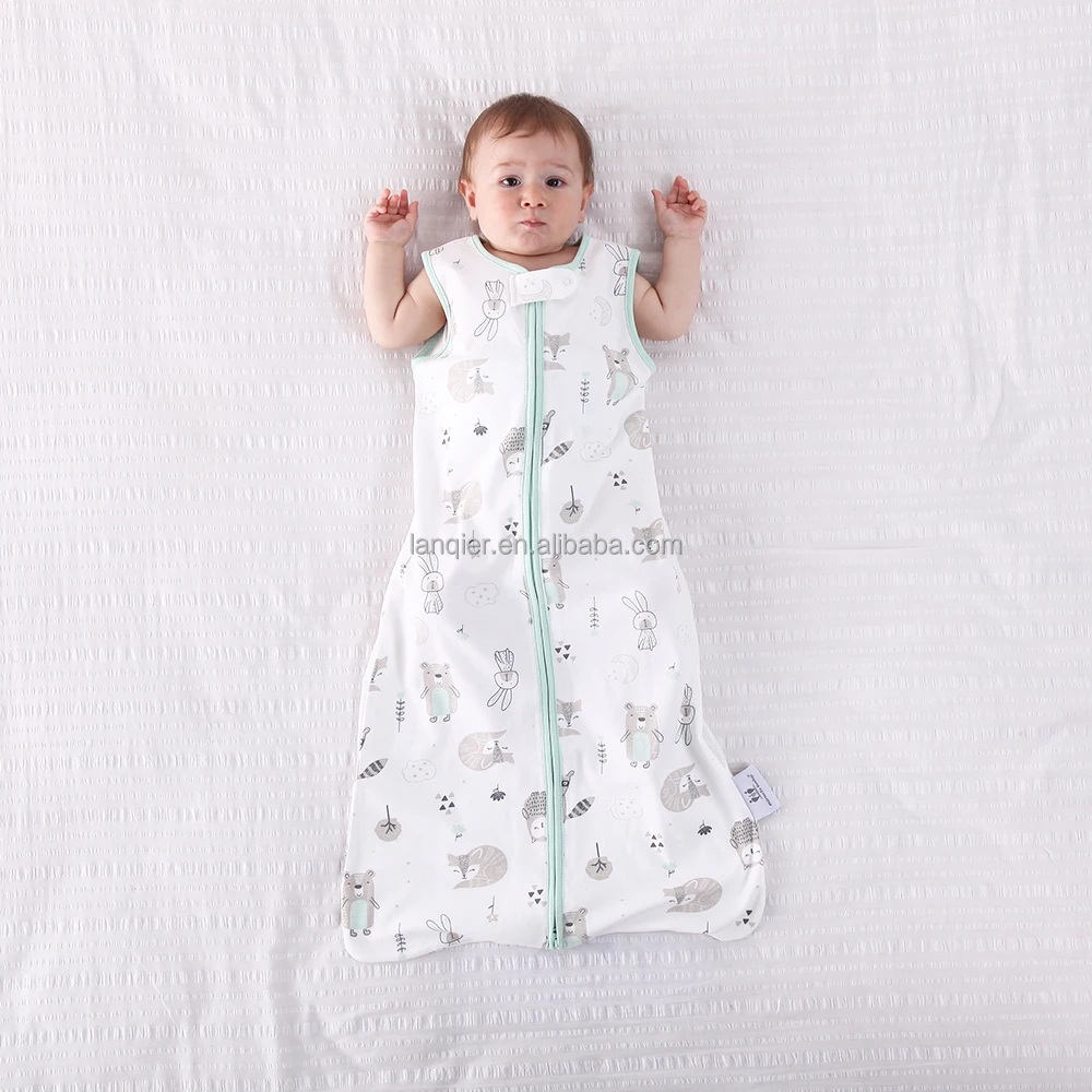 Miracle Baby Sleeping Sack Super Soft Sleeveless 100 Muslin Cotton