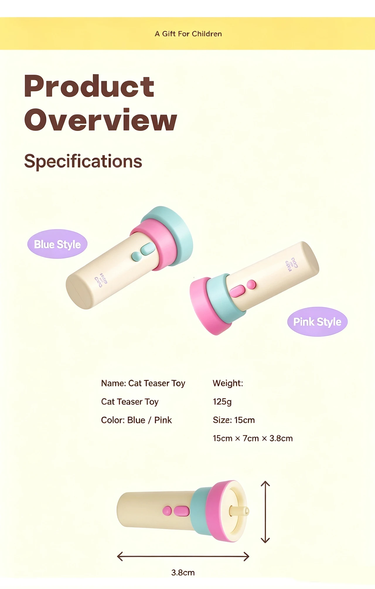product electric automatic cat fishing toy retractable pom pom launcher hands free teaser wand boredom relief interactive kitten-6