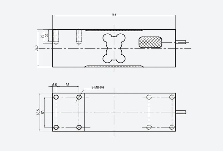 Keli Sqb Load Cell Low Cost Weight Sensor Shear Beam Load Cell