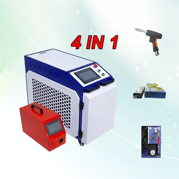 new fashion 1500w 4 in 1 Laser welders portable handheld laser welding cutting cleaning for rust and paint cleaning