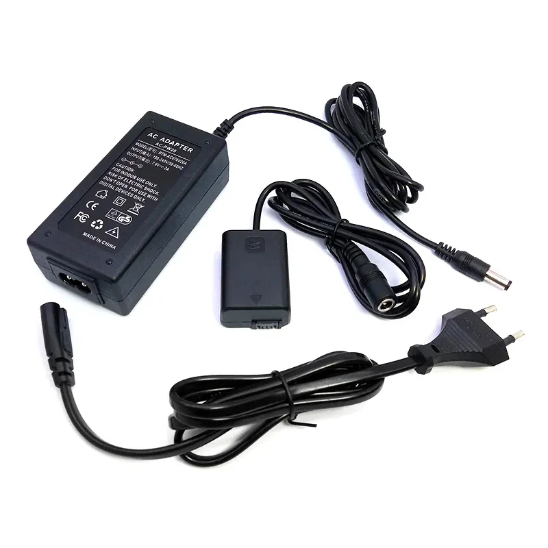 For Sony Alpha 3 5 A7ii A7S A7R NEX A33 A55 A65 A77 A6000 A6300 A6500 A7000 Camera Replace AC Power Adapter AC-PW20 PW20 PW20AM