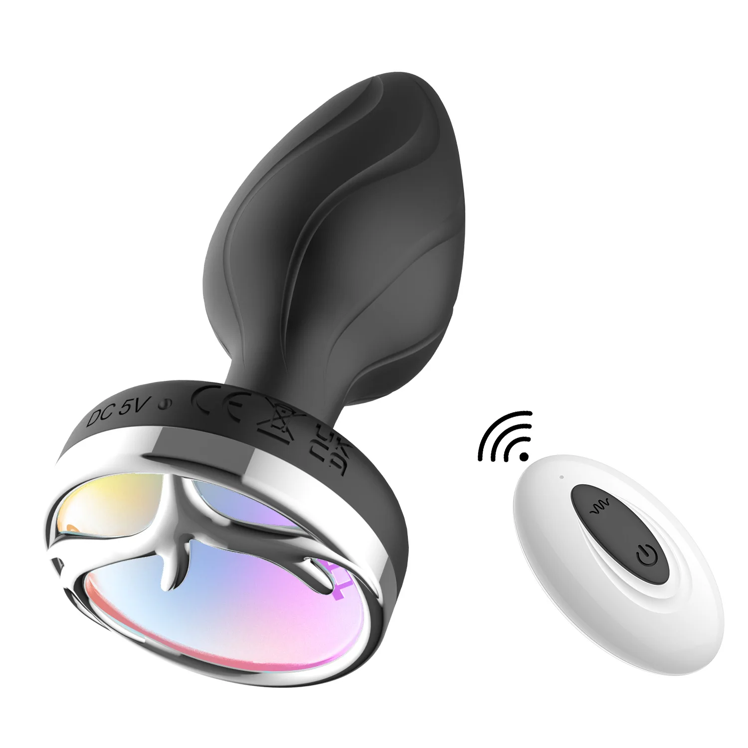 Remote Control Silicone Led Anal Plug/Dildo/Toys/Beads Vibrator With Women'S Stimulator Adult Supplies Men Masturbator