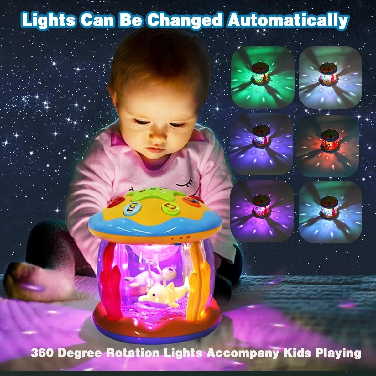 Musical Projector Toy Baby Musical Learning Infant Toys
