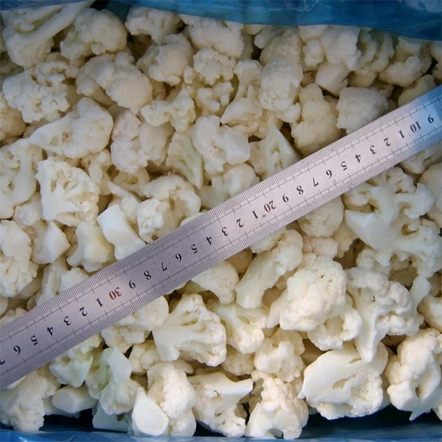 Factory Certified Quality Manufacture IQF Frozen Cauliflower Flores