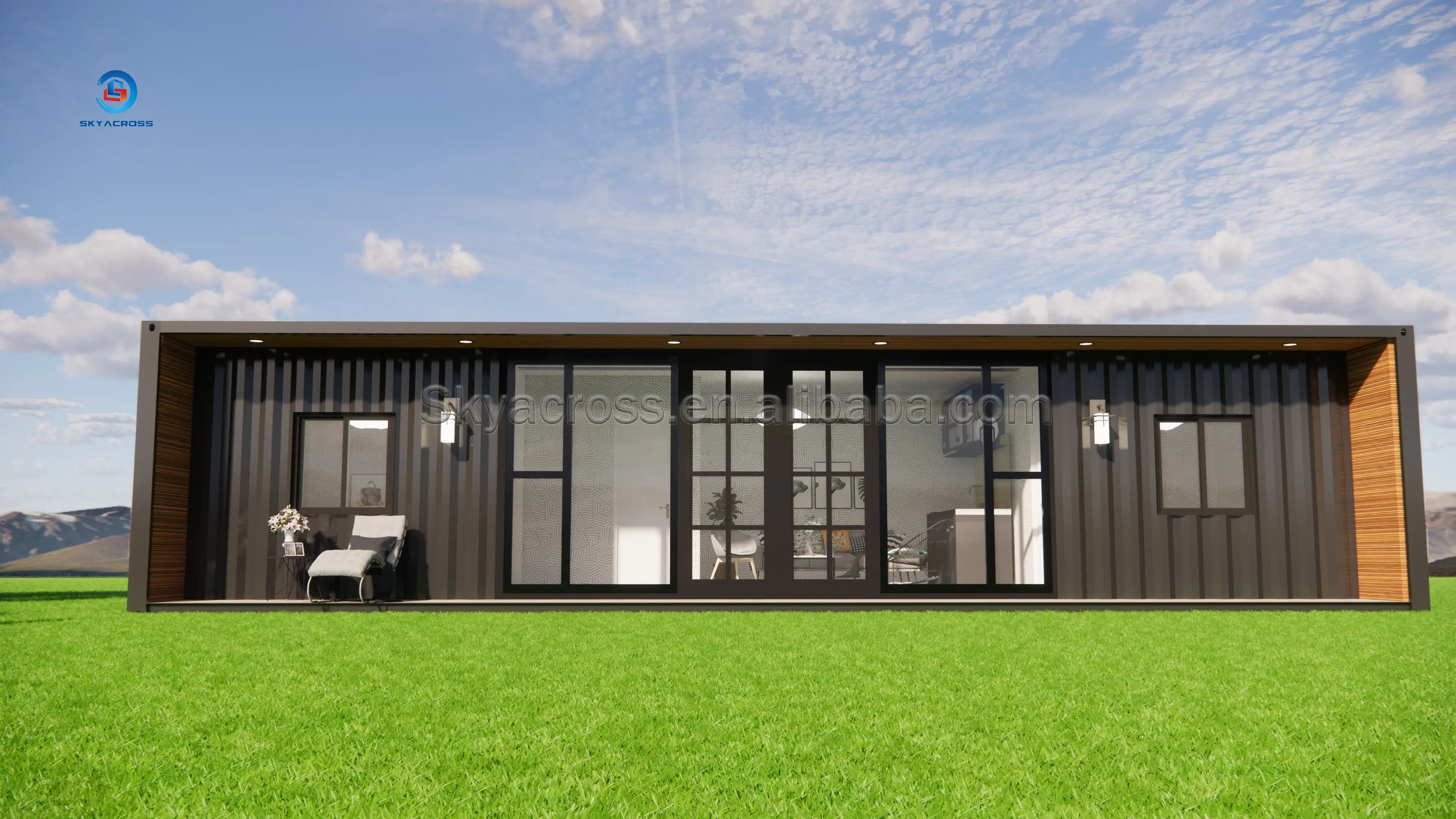 Luxury 40ft Prefab Shipping Container Homes - Modern & Moisture-proof