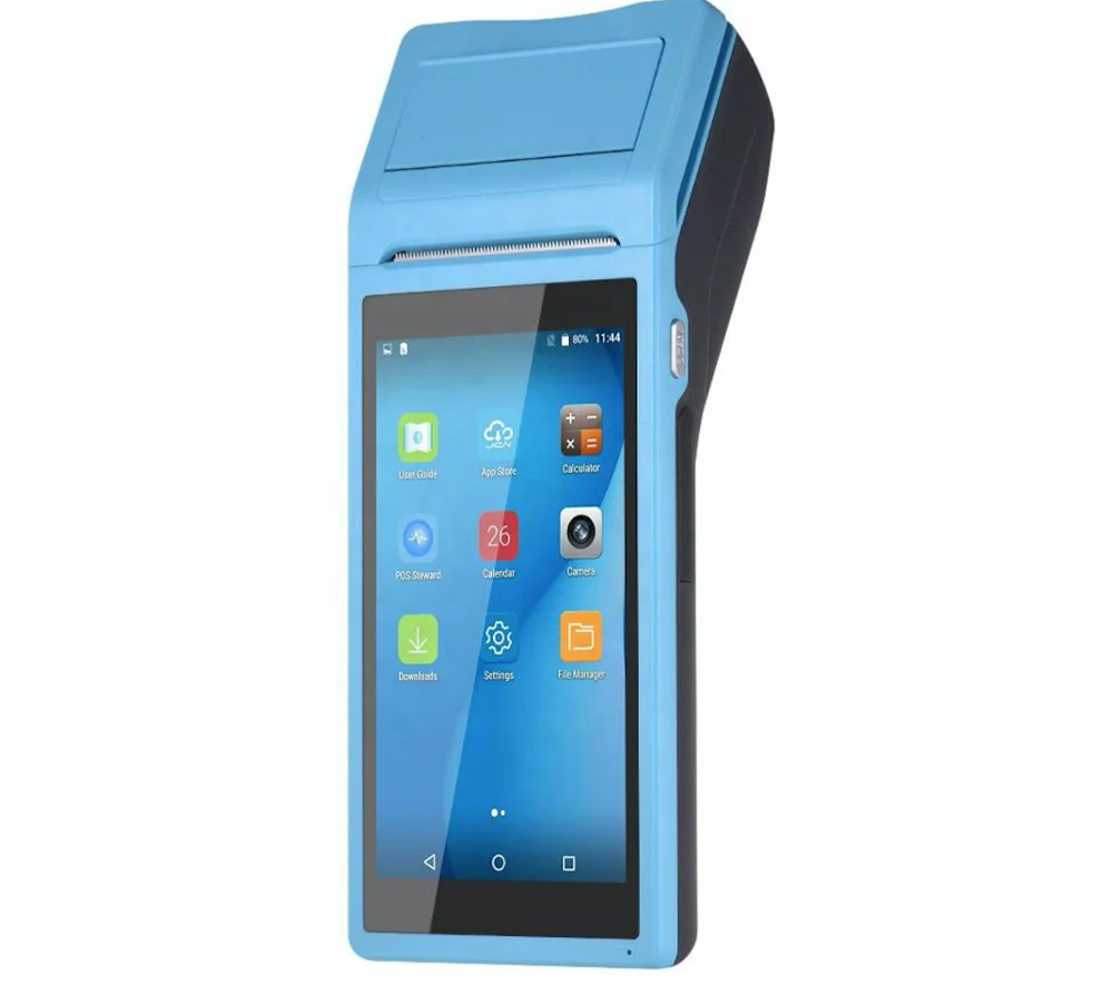 Mini Touch Pos Terminal Car Parking System Payment Collection Android Pos Ticket Printer Machine