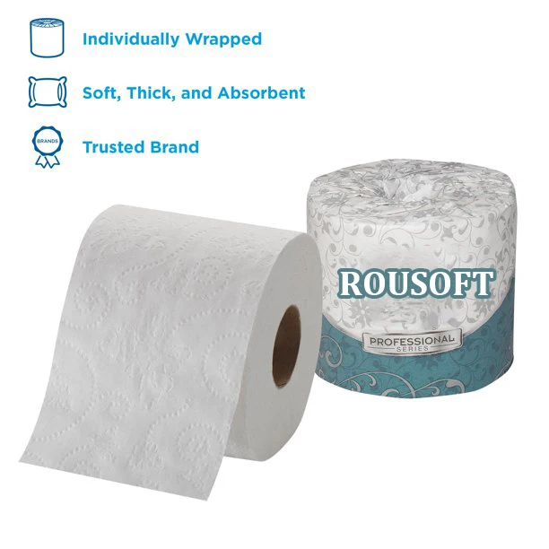 New Product Recycle Roll Paper Biodegradable Toilet Paper 3ply Tissue With Core