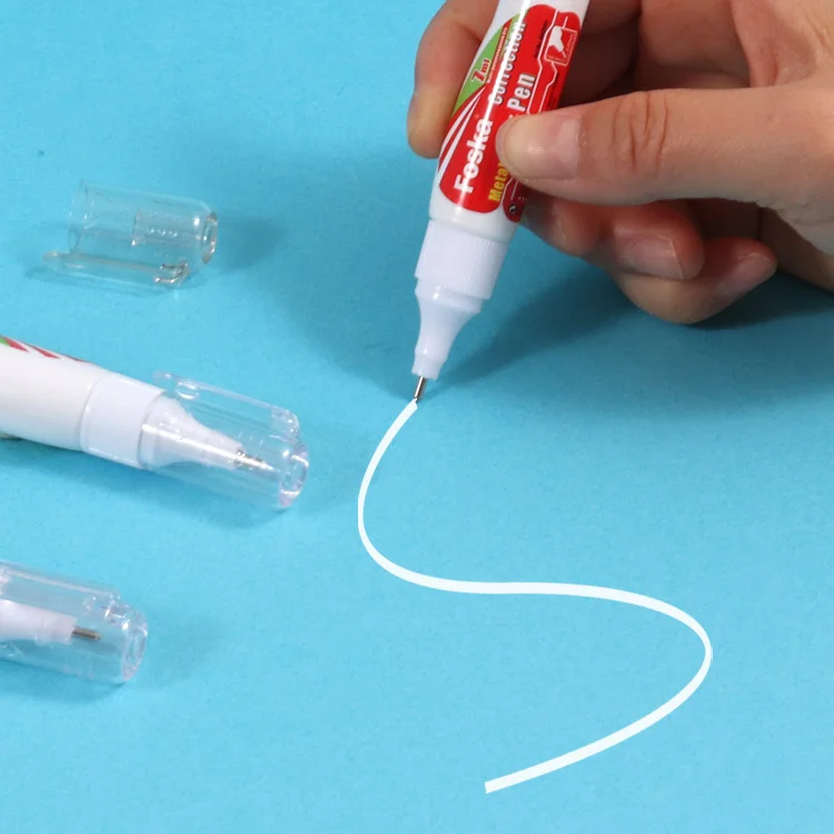 Stylo Correcteur Pour Papier Thermique 20 Ml - Efface Reçus, Étiquettes, Codes-Barres - Séchage Rapide, Portable DZh191