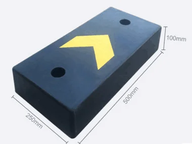 Heavy Duty 450*250*100mm Rubber Car Bumper Block Leveler Security Bumper Shield Rubber Product factory