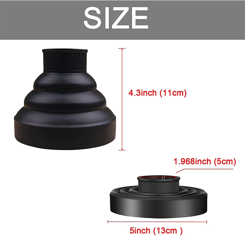 DECARETA Difusor para Secador Universal,Difusor de Pelo Plegable de Silicona  Portátil, Difusor de Rizos y Secador de Pelo Mágico, Accesorio Universal para  Secador de Pelo D 4-4.5cm, Rosa : Amazon.es: Belleza