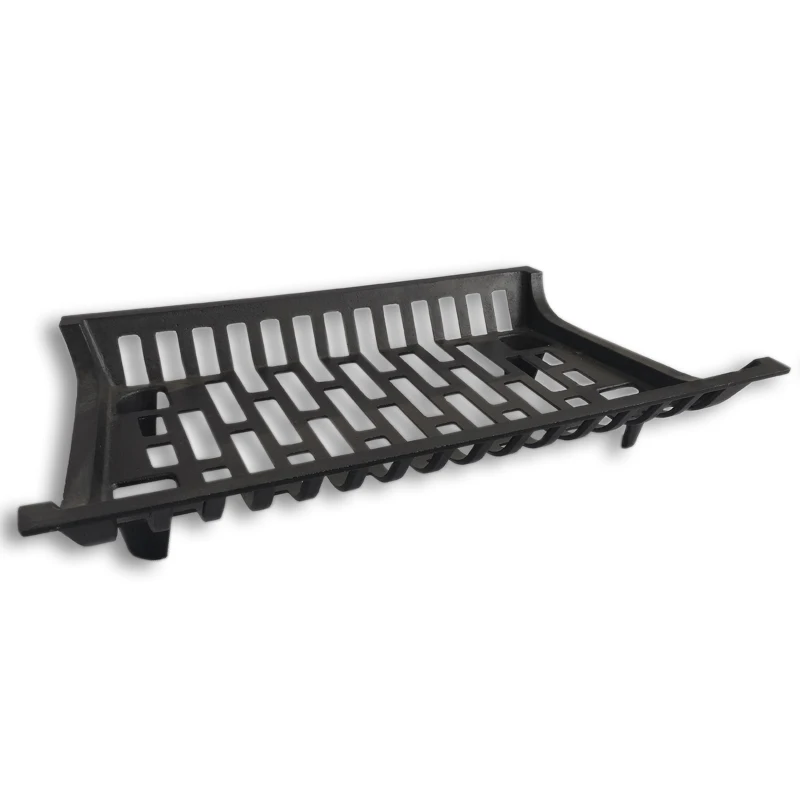 Black Large Home Discount® Cast Iron Fire Grate 