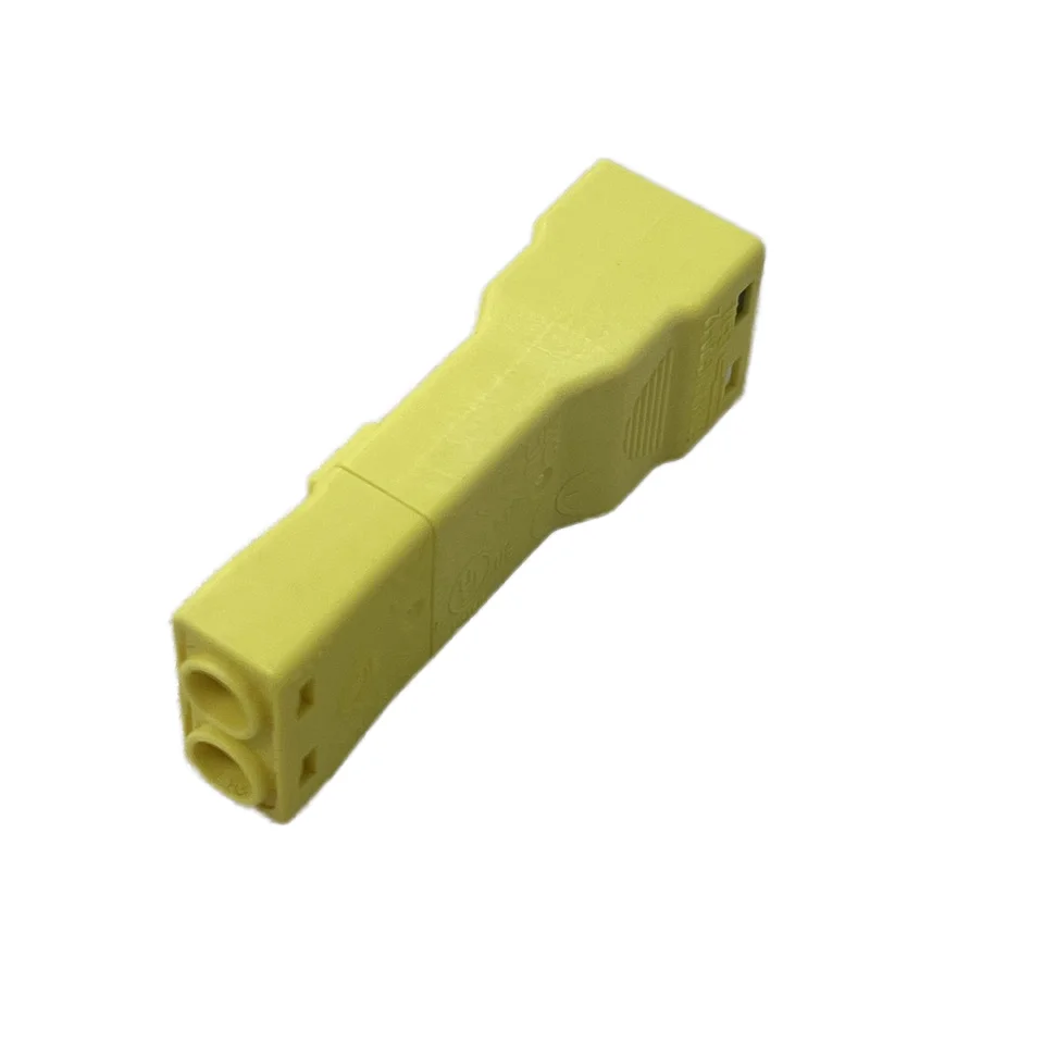 Yellow  2 to 4 Wire Luminaire Disconnect Connector Male Female Screwless Connectorfor 4,00 Mm²