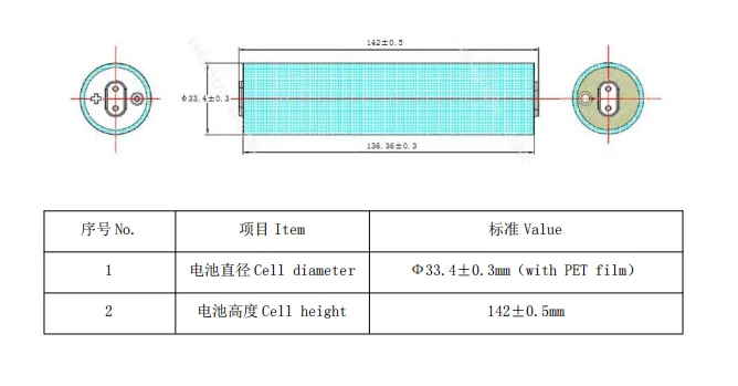 Sib Sodium Battery 33140 Battery 3v 10ah Cylindrical Cell 32140 Sib ...