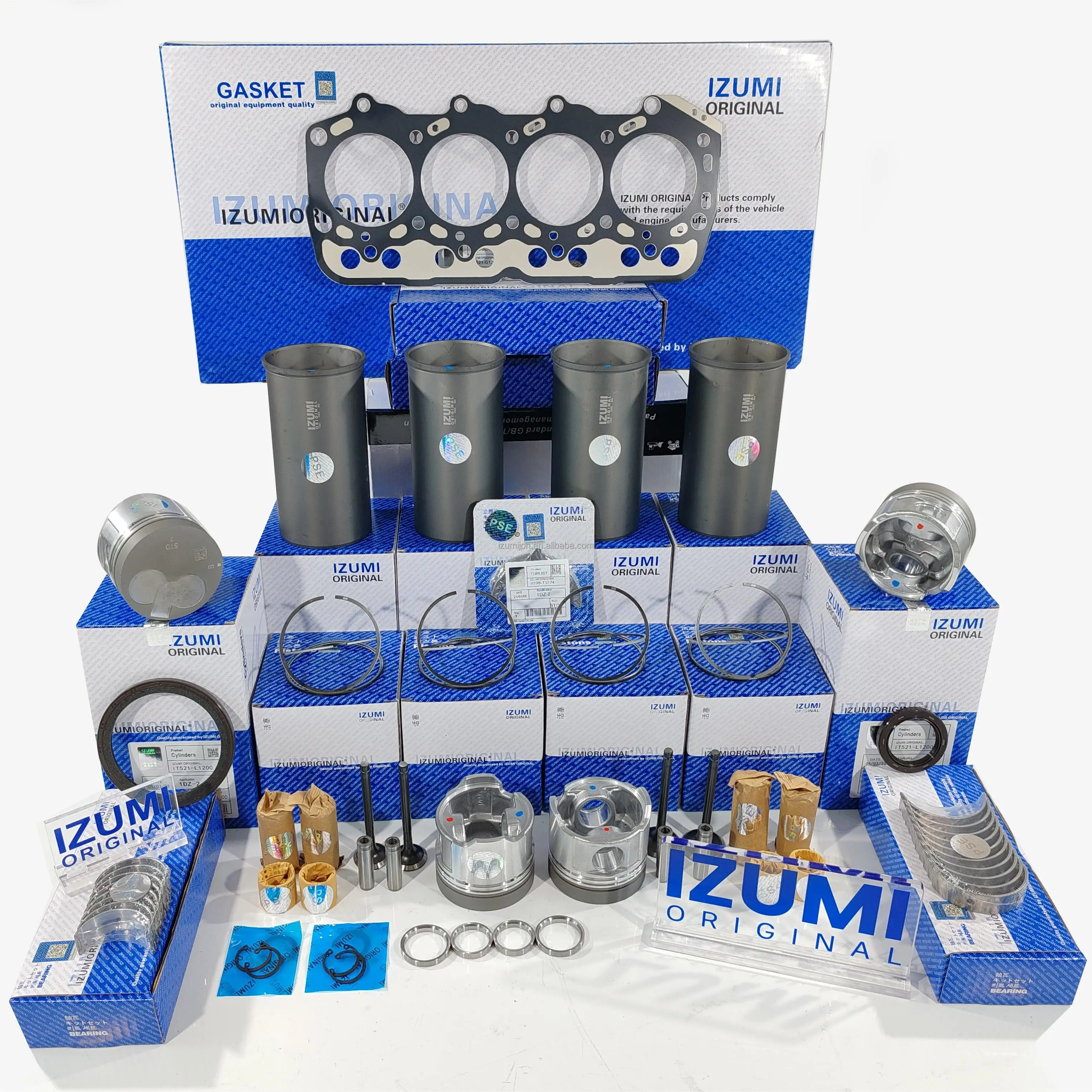 IZUMI ORIGINAL 4HF1 engine cylinder kit piston 6570 4HF1 liner kit for ISUZU manufacture