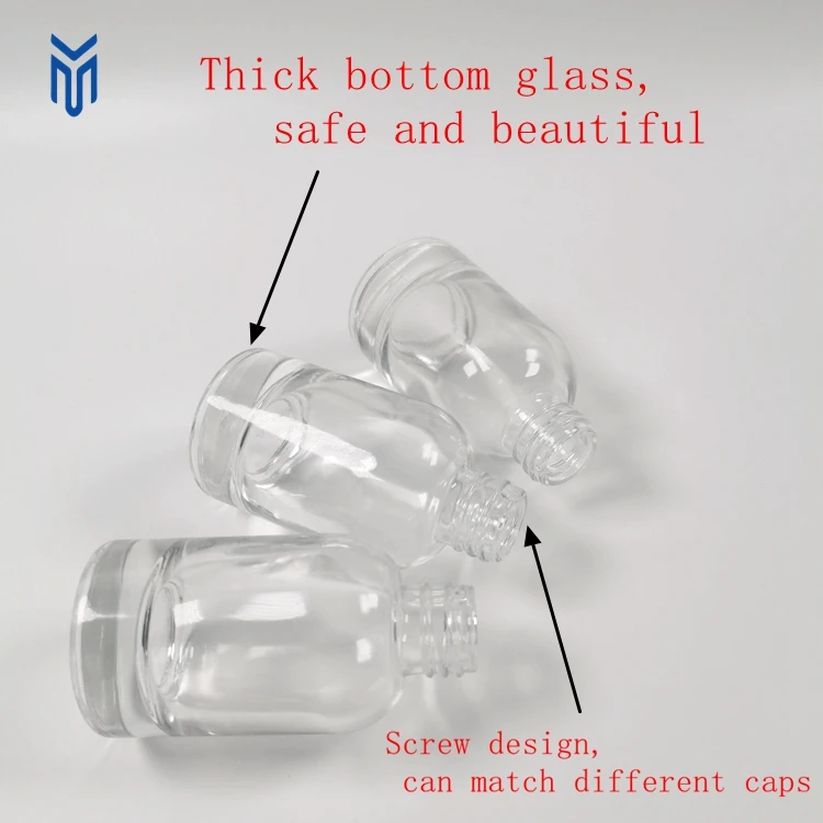 30ml round shoulder serum dropper bottle