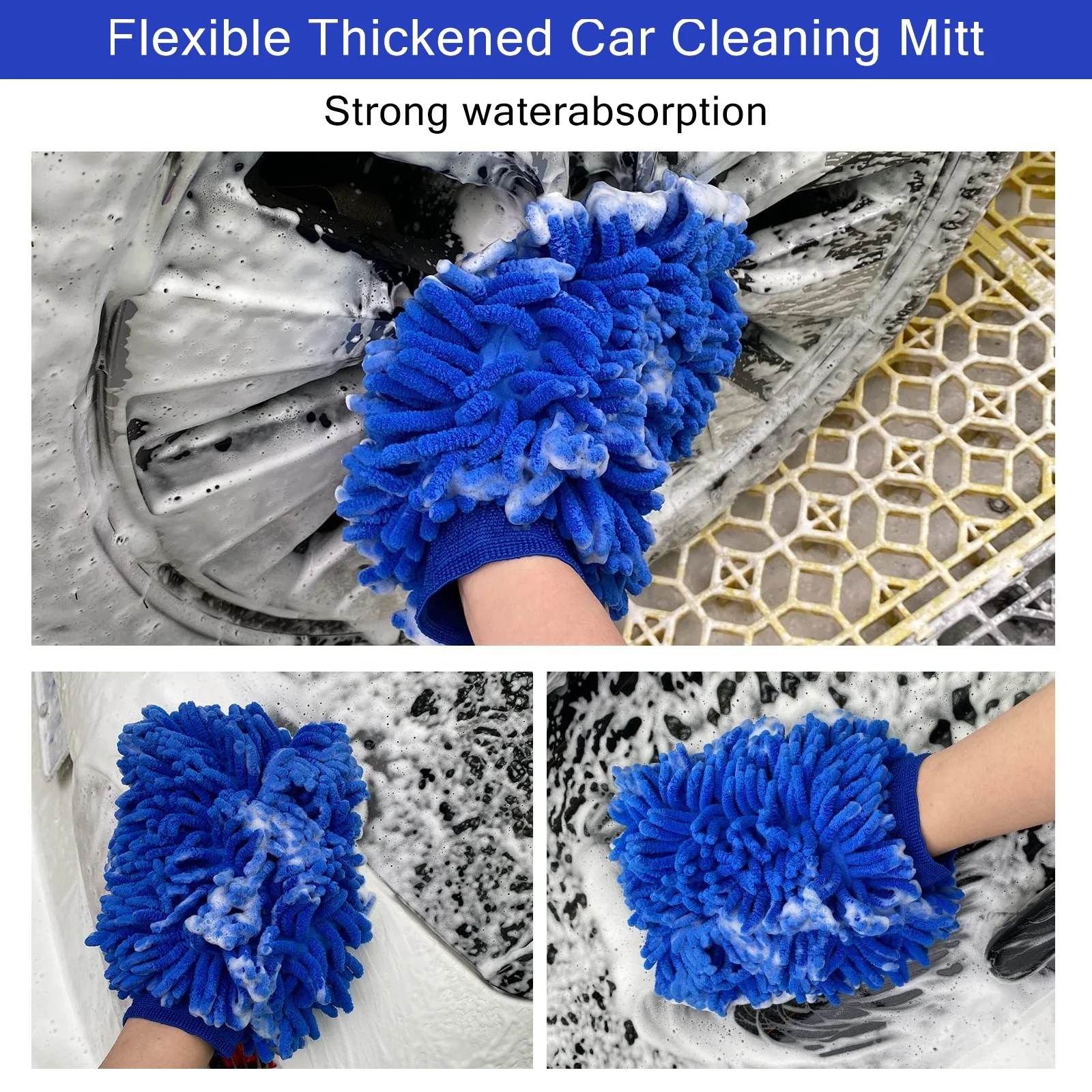 22Pcs Car Detailing Kit Brushes Set Interior Cleaning With Auto Drill Soft Brush Attachment Sponge Polishing Pads Car Wash Brush