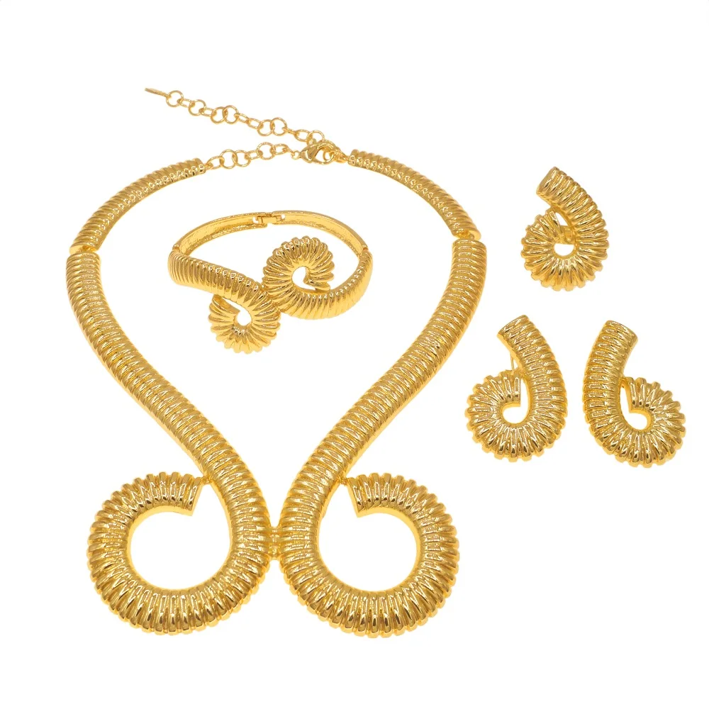 Sun Wukong Bridal Jewelry Set: Necklace, Bracelet & Earrings