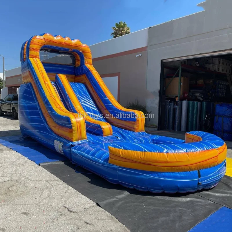 Factory Customized Commercial Water Slide Inflatable Party Size Cheap ...