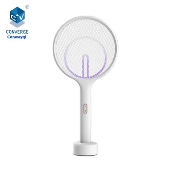 Cross-Border Rechargeable USB Electric Mosquito Swatter Super Two-in-One Household Mosquito Killer Trap & Repellent Artifactaa