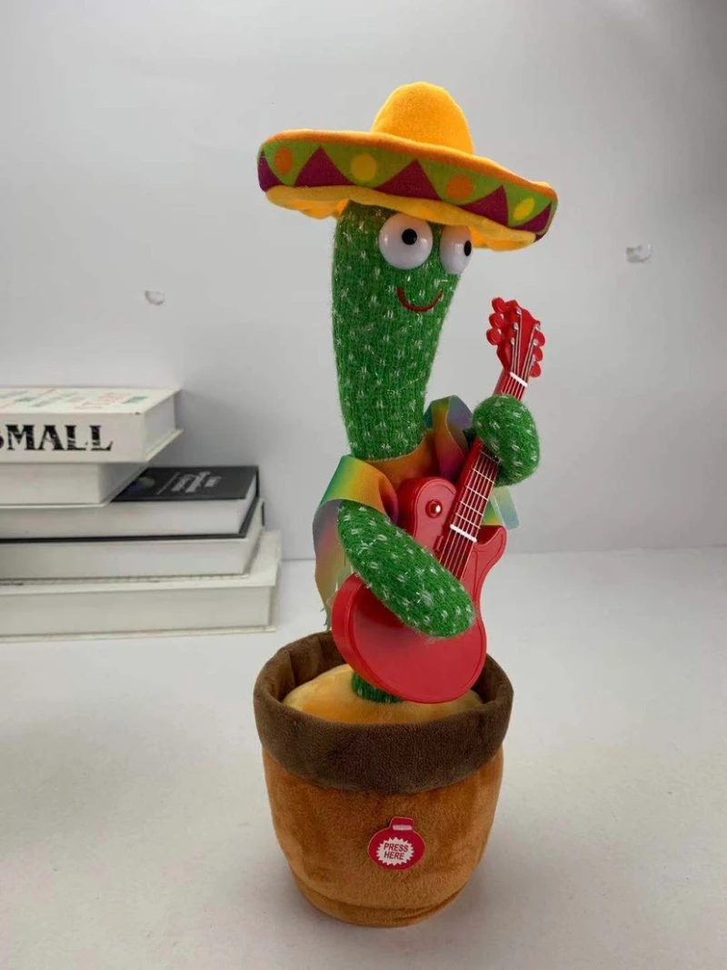 dancing cactus plush electronic