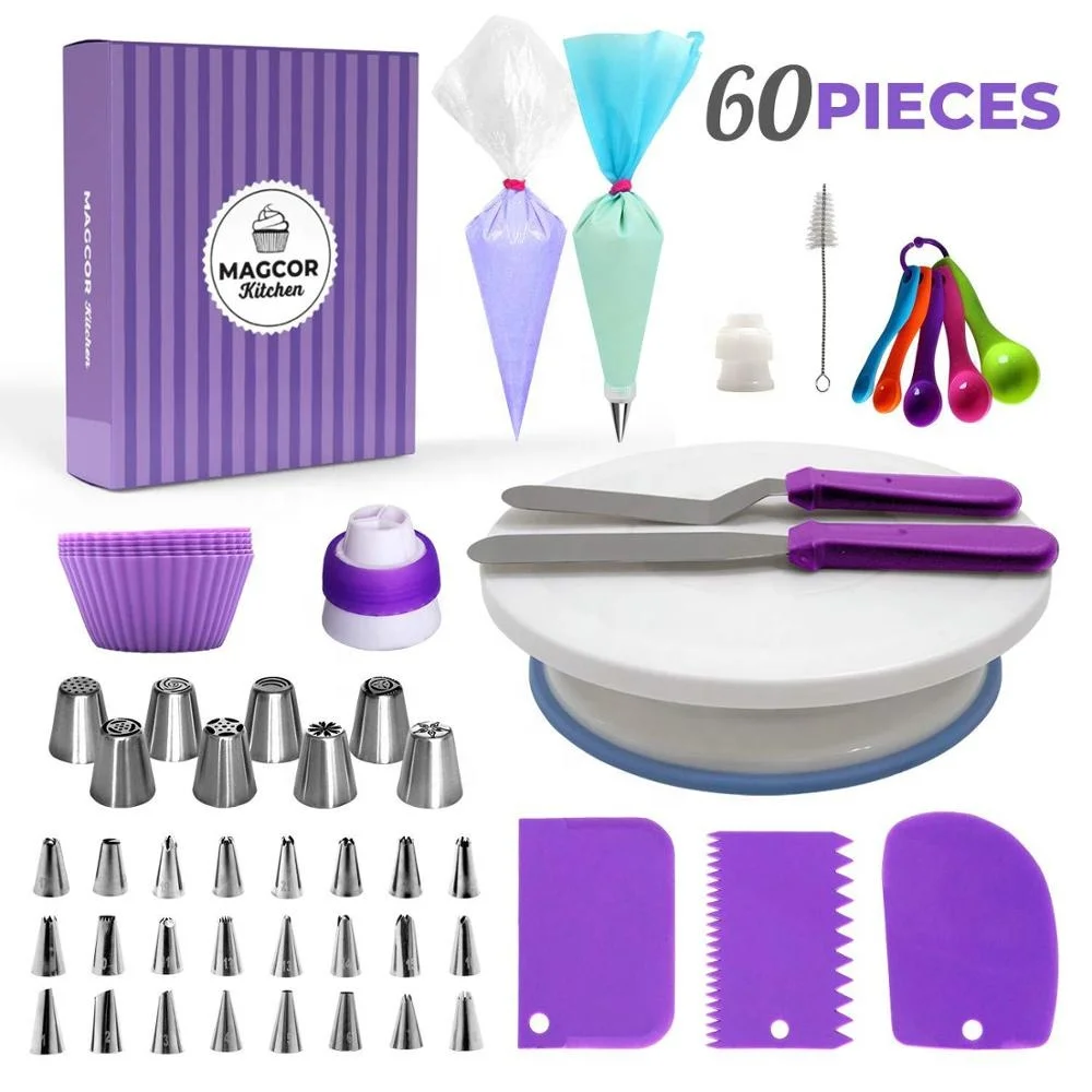 Cake Decorating Supplies Kit For Beginners, Set Of 137, Baking