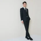 Suits For Men Men Best Selling Black Slim Fit Coat Pants Formal Dress 2 Piece Suits Set For Men