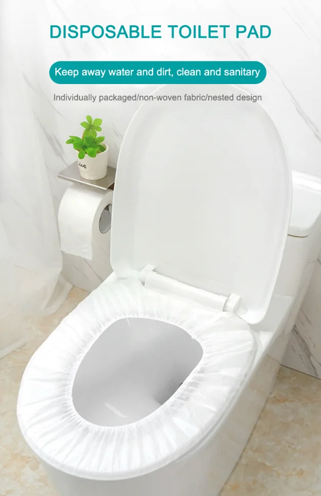 Toilet Seat Covers Disposable 50 Count Flushable Paper Travel Toilet Seat Covers For Adults And