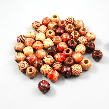 Tiantai Jewelry Factory Wholesale 12mm Customized Colorful Wooden Beads