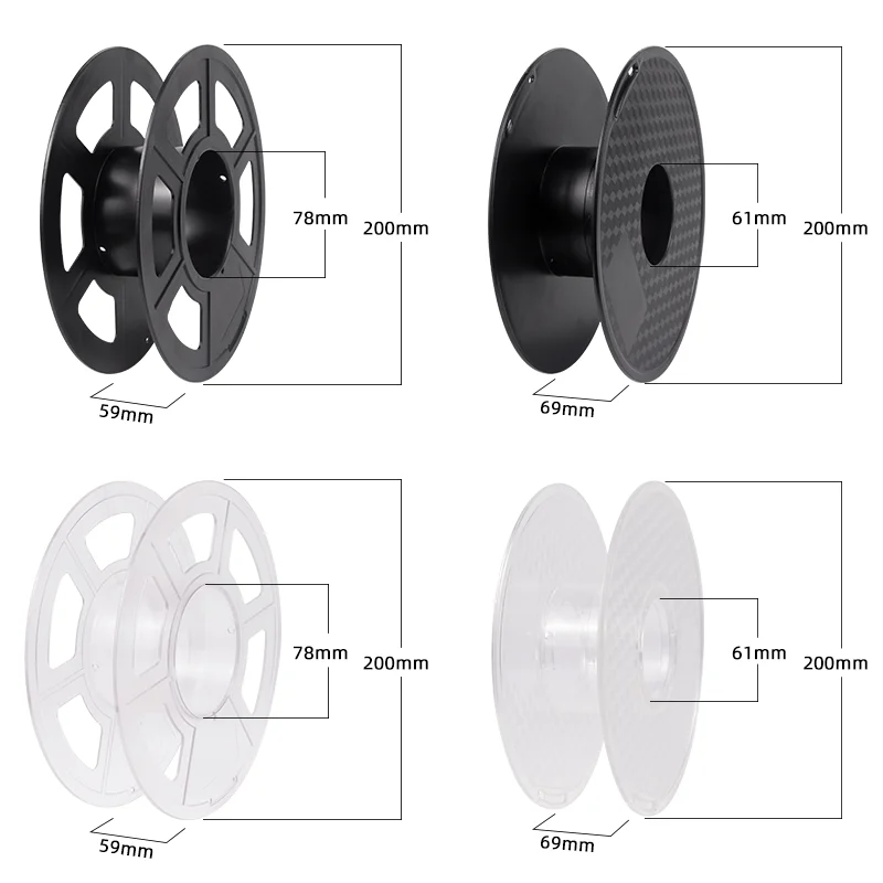 High Quality ISANMATE Empty Filament Spool for Filament 3d Printer  Spool