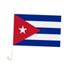 Cuba car flag