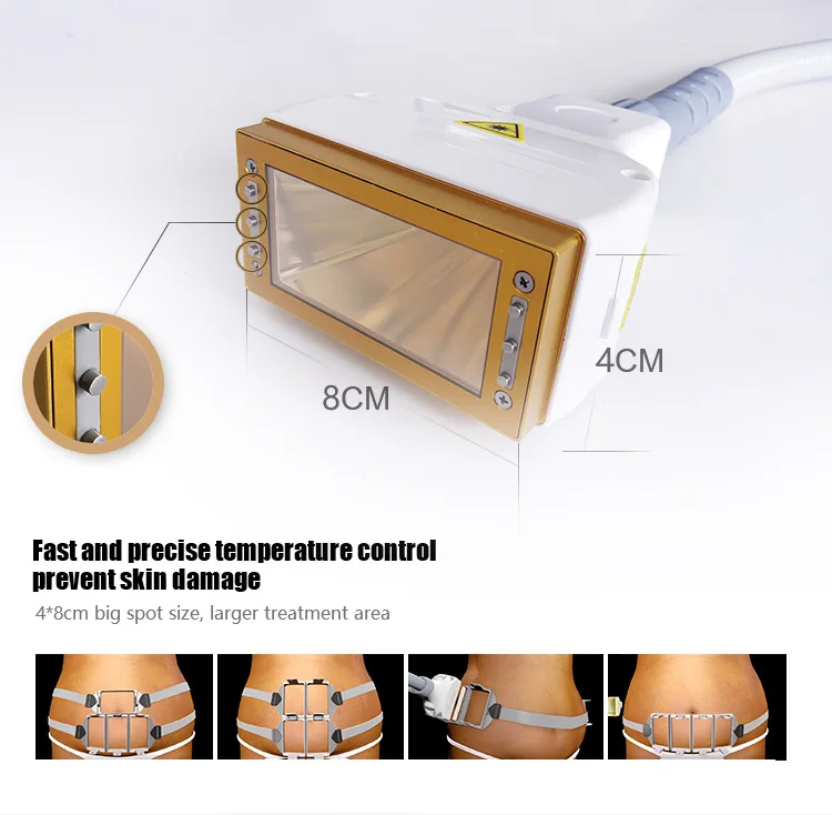 Detailed lipo laser slimming machine handles