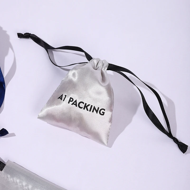 product a1 jewelry bundle pocket cosmetics wig bag ring packaging drawstring paper bag jewelry pouch custom logo custom size  shape-8
