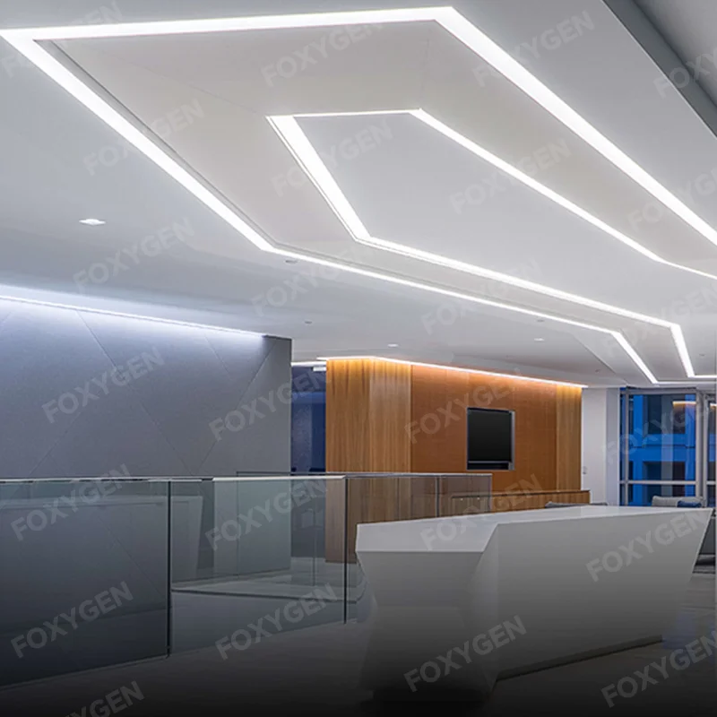 product foxygen light pvc stretch linear strip  aluminum led profile with ceiling backlit-53