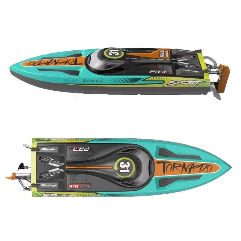 Heng HL378947cmビッグRC船ブラシレスモーター11.1vリチウム65km/h長