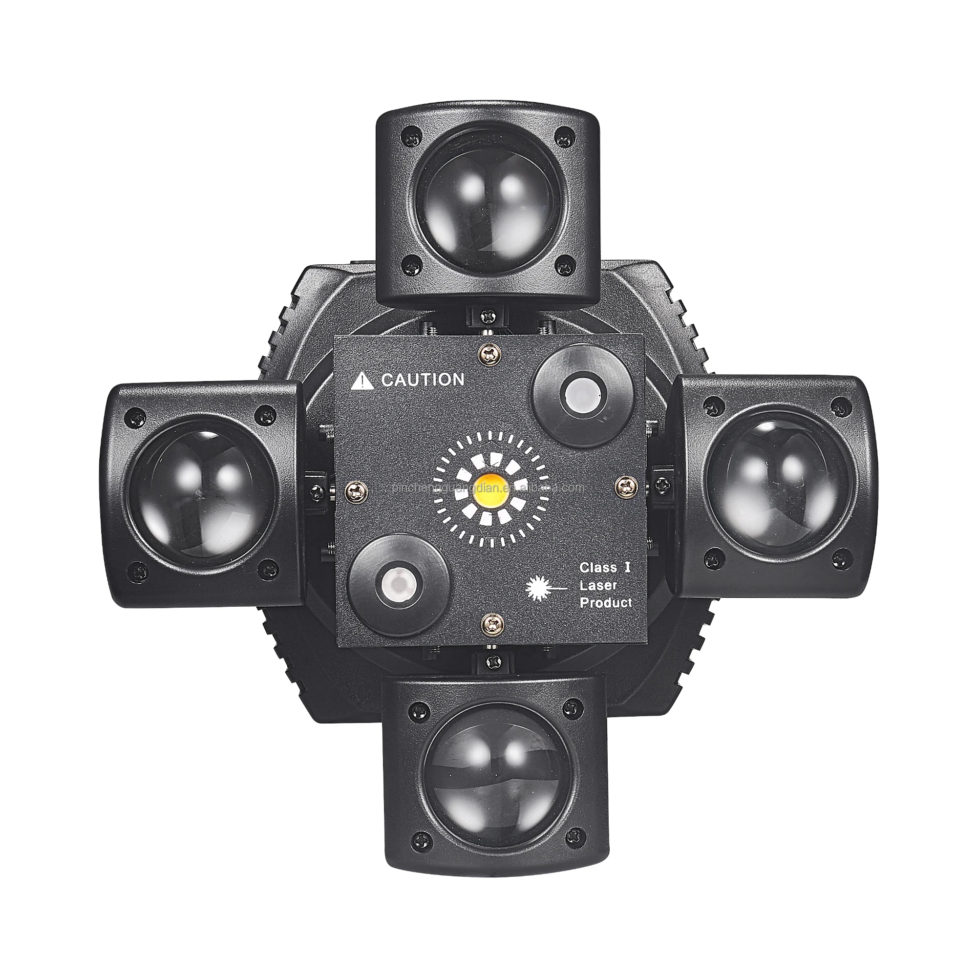 Mini 4 Armed King Kong 5In1 Laser Strobe Dmx Light 48W Led Moving Head Light With Remote Control