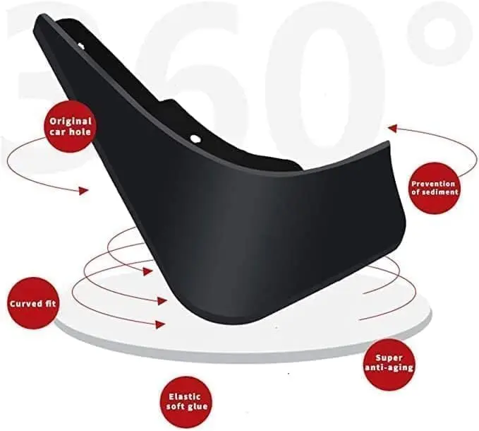 Mud Guard 4PCS/set Black Color for HYUNDAI ELANTRA 2011-2015