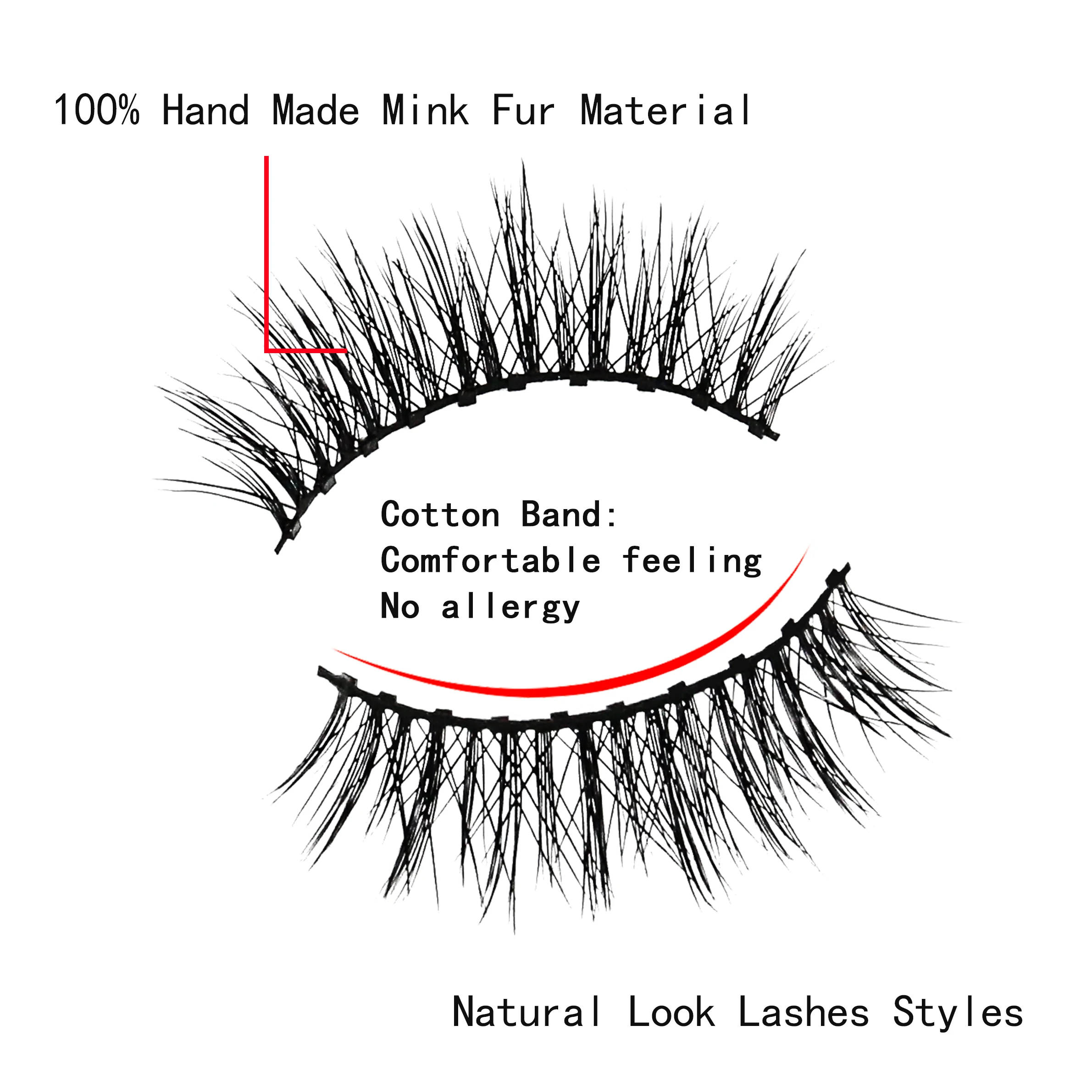 False Eyelashes Custom Eyelash Box 3d Mink