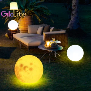 Moon LED Decorative Lights Modern Design with E27 Base for Outdoor Garden Lighting Ball Light