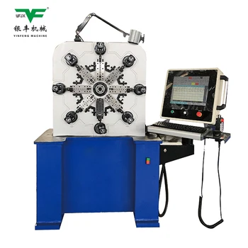 CNC-1026 10 axles Wire diameter 0.2-2.5mm wire bending spring machine,automatic torsion extension  spring machine