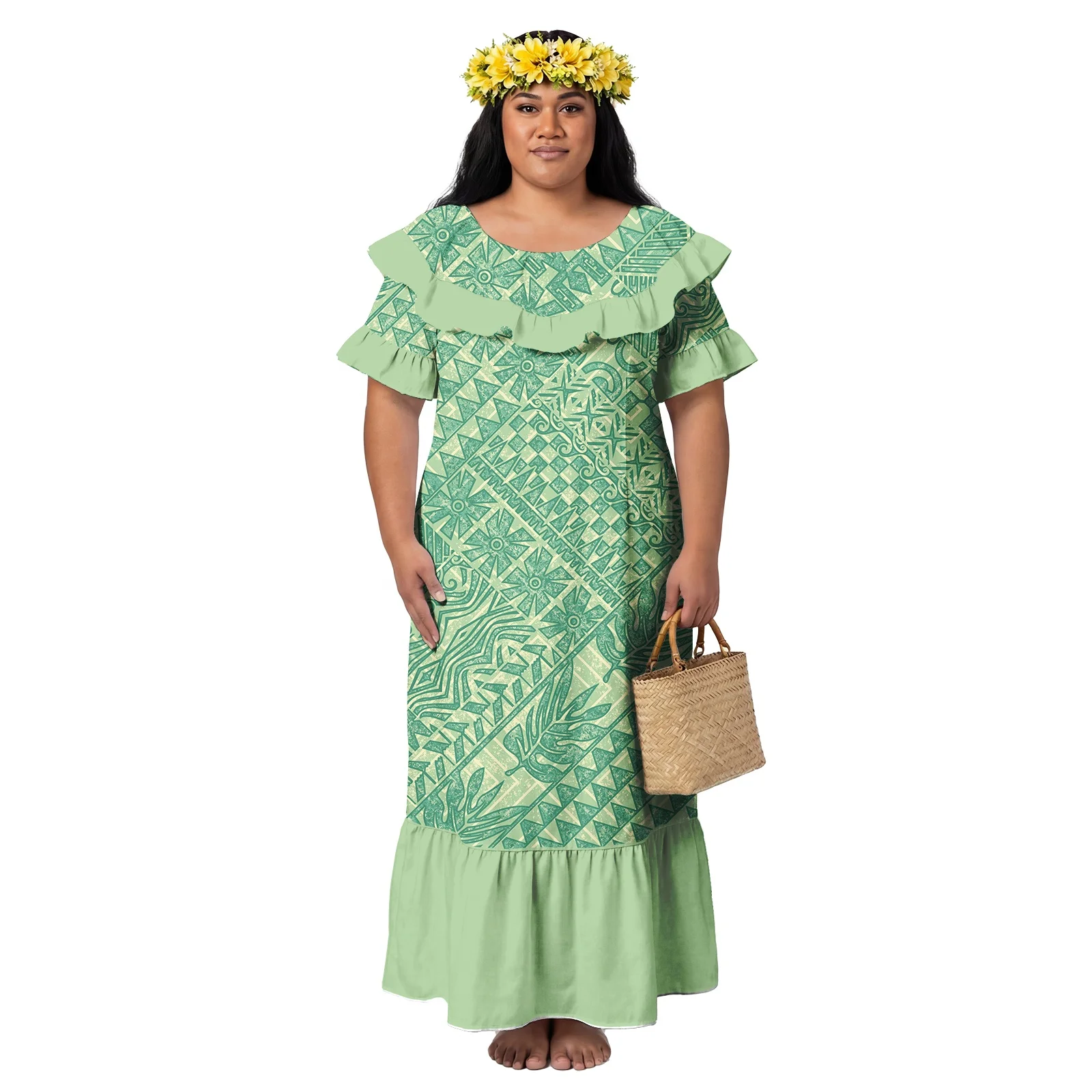 kelly green dress women Flutter Sleeve Wrap Dress, Kelly Green, Green, Helen Jon S