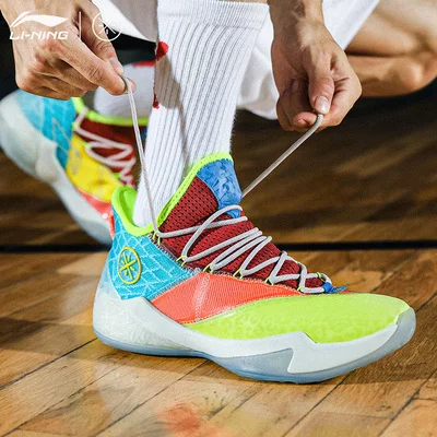 Li Ning баскетбольные кроссовки мужские путь Уэйд 7 издание амортизирующие профессиональный конкурс подкладка обуви ABPQ025