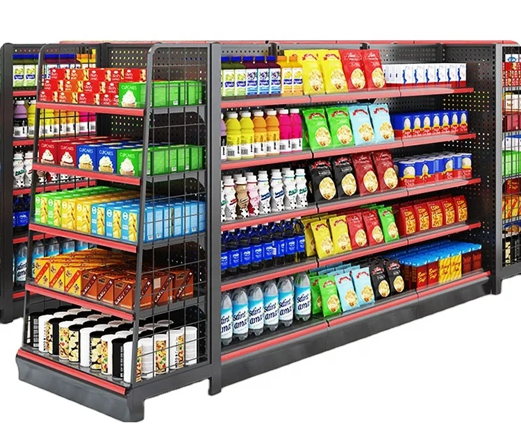 WangDuoyu 2020 Hot Selling Factory Price 5-layer Heavy Duty Supermarket Shelves Grocery Store Display Racks