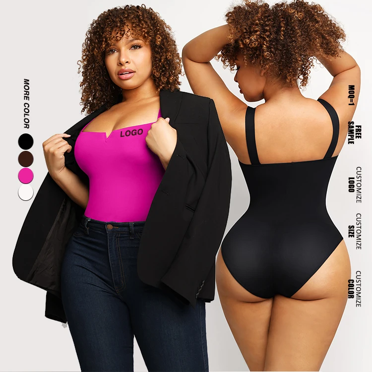 Attractive Streetwear Compression Bodysuit Shapewear For Women Tummy