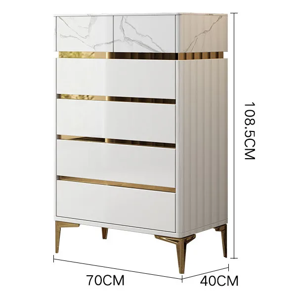 Luxury Modern Wooden Drawers Storage Chest Of Drawers For