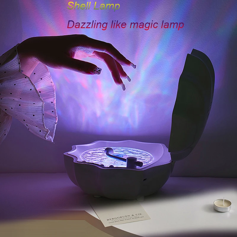 Polar Species Shell Lamp Speaker: Multi-Function RGB Light