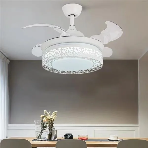 Modern ceiling fan light surface mounted led fan light with remote 42inch