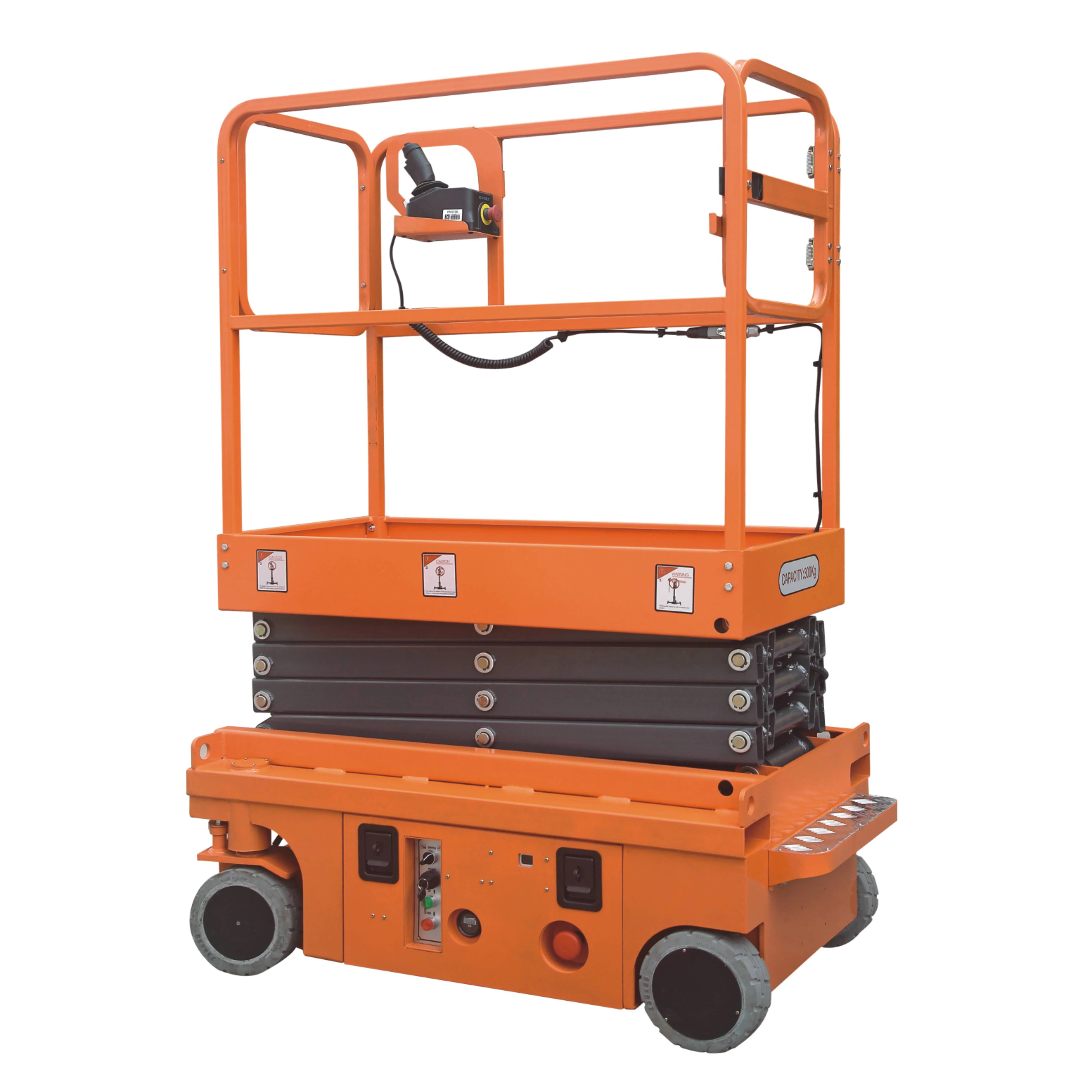 Hydraulic Scissor Lift Platform - 500kg Capacity & 8M Height